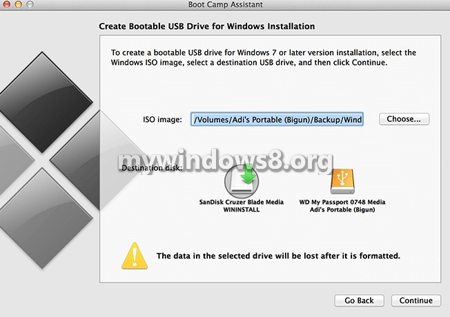 make bootable usb from iso mac windows 7