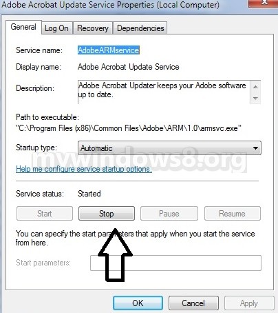 Start, Stop, & Disable Services in Windows 8.1