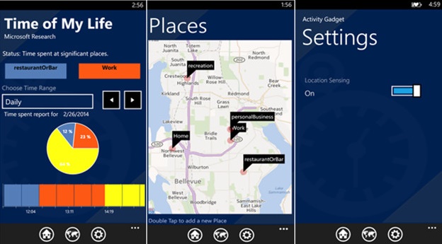 Time of my Life: Windows Phone app to maintain a balance in your life