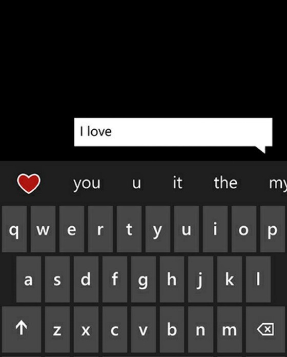 Windows Phone 8.1 with Emoji recommendation for texts is really awesome