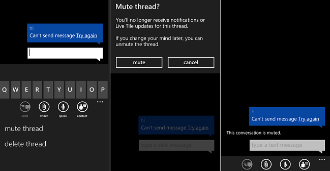 Windows Phone 8.1 to feature Muted Conversation