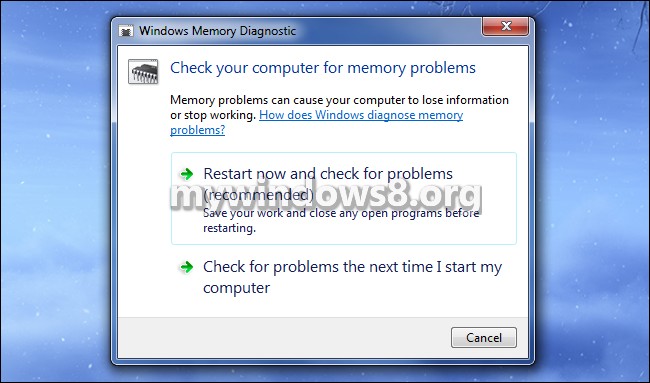 windows memory diagnostic