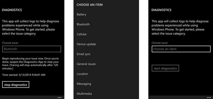 Help Microsoft make Windows Phone better with the Diagnostics app