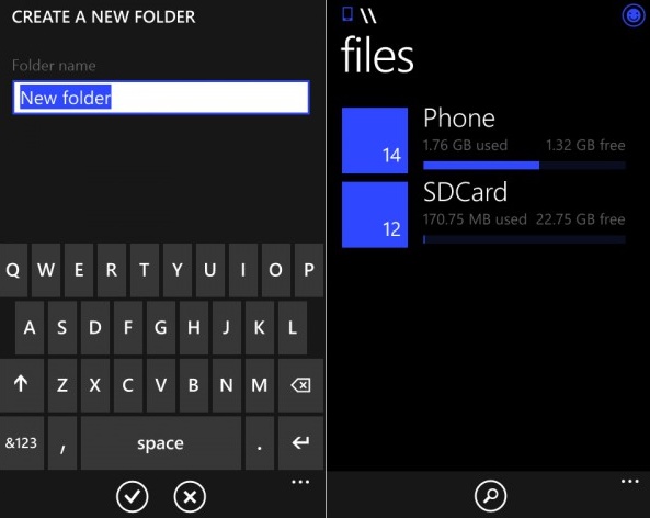 File Manager of Windows Phone 8.1 to be named Files