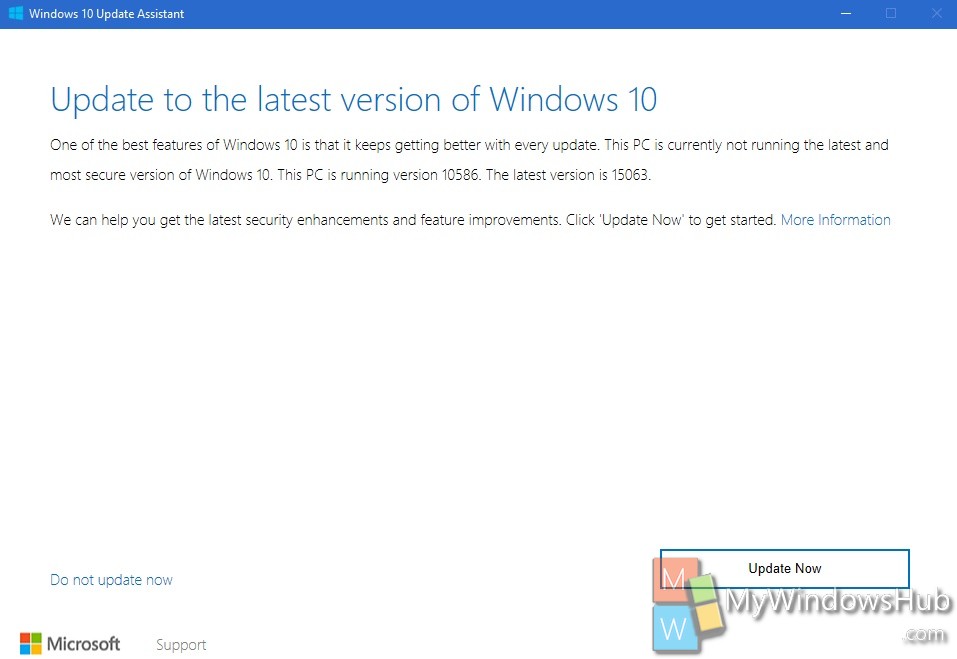 failed to install windows 10 version 1703