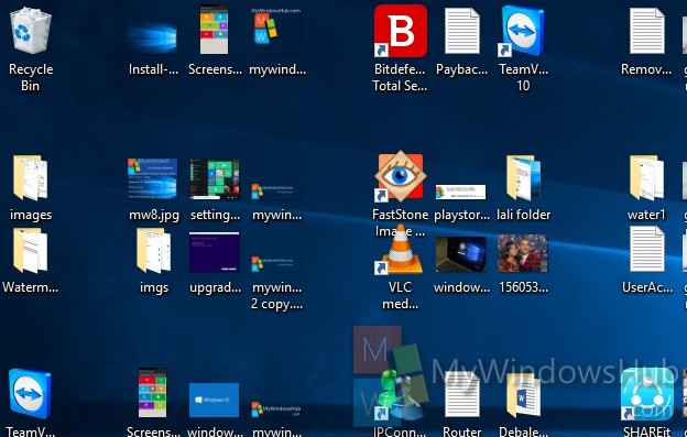 How to Change Desktop Icon Spacing in Windows 10?