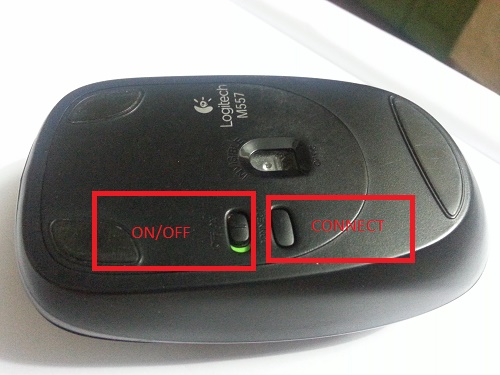 logitech wireless mouse connect button