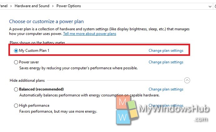 how to delete power plans