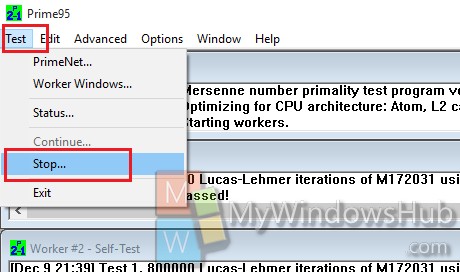 cpu stress test prime95 64 bit