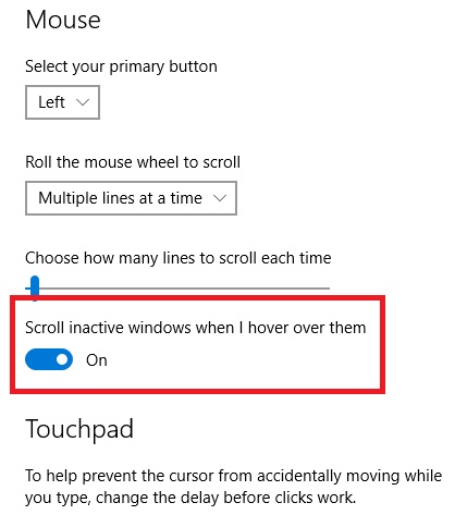 cortana settings