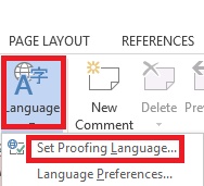 How to Disable Spelling & Grammar Check For A Paragraph In MS Word