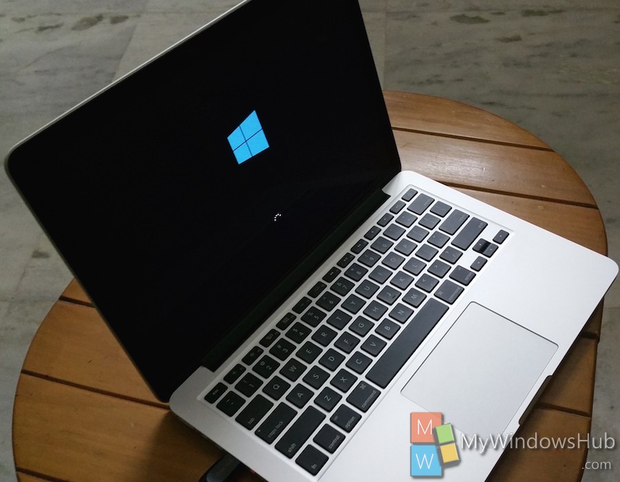 Windows 10 running on Mac