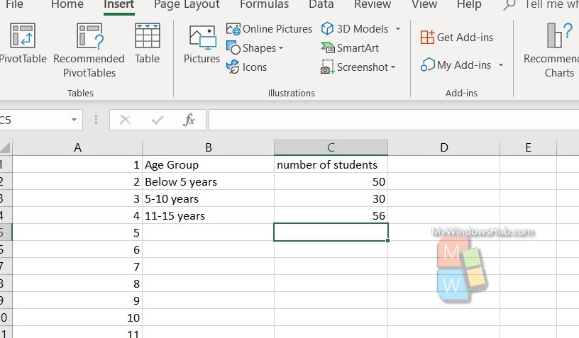 Bar Chart In Ms Excel