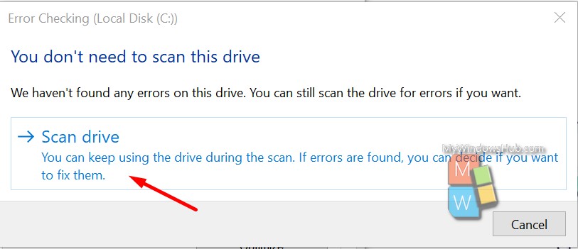 How to Scan a Hard Drive using the CHKDSK tool