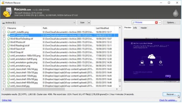 piriform recuva free download for windows 10