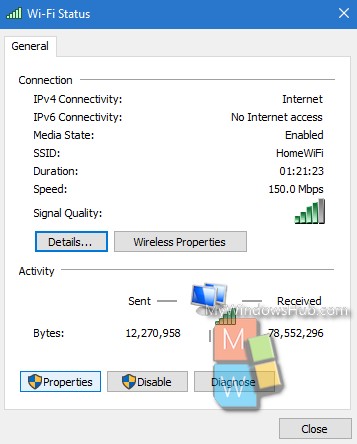 Включить dhcp windows 10