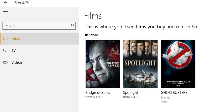 Load external subtitles in Films & TV app of Windows 10