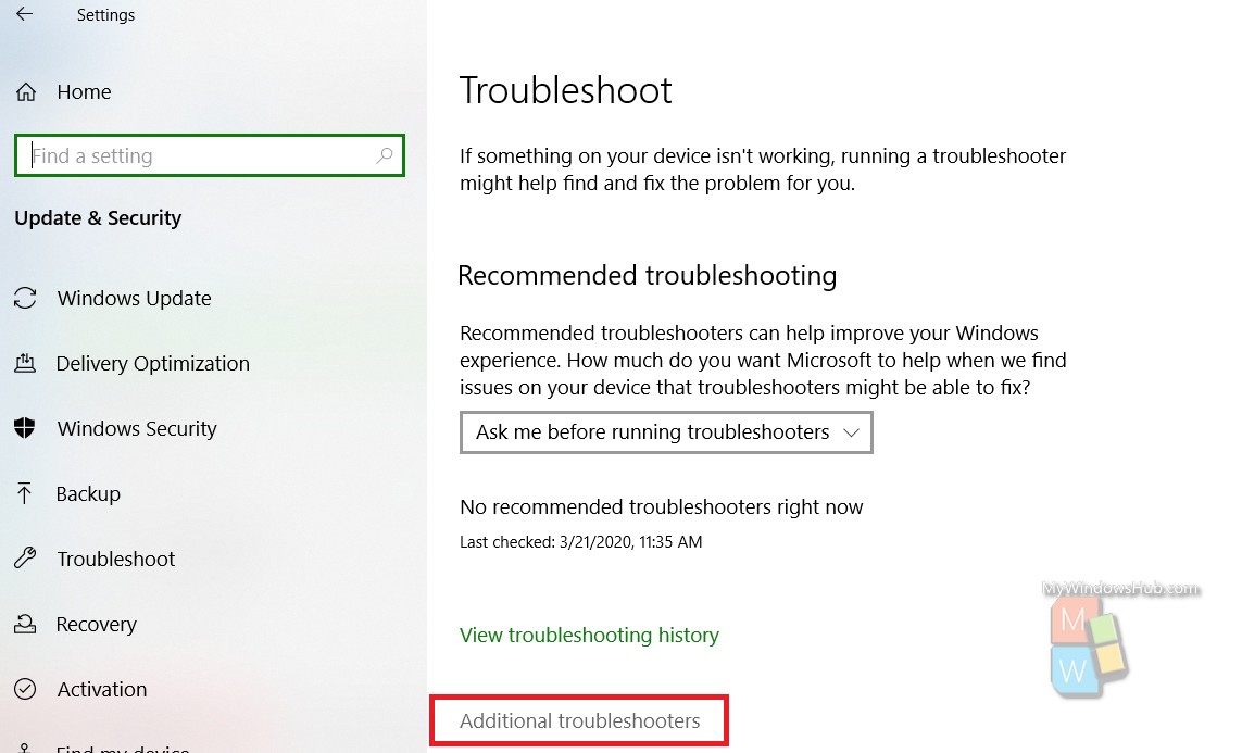 How To Run Hardware and Devices Troubleshooter in Windows 10