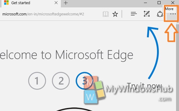 Microsoft Edge options