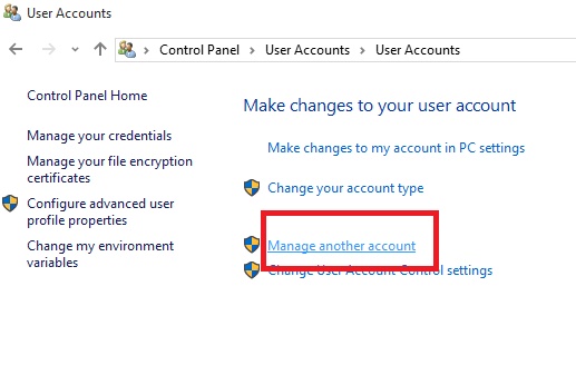 manage-another account 