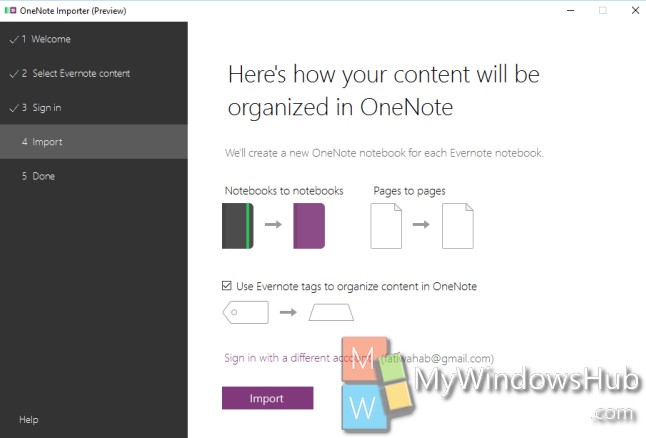 evernote to onenote importer