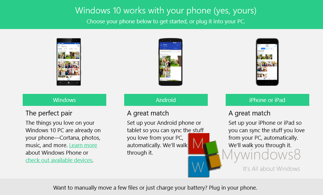 microsoft phone companion ios