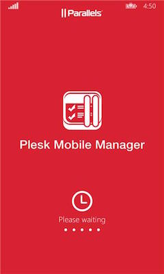 Plesk mobile manager