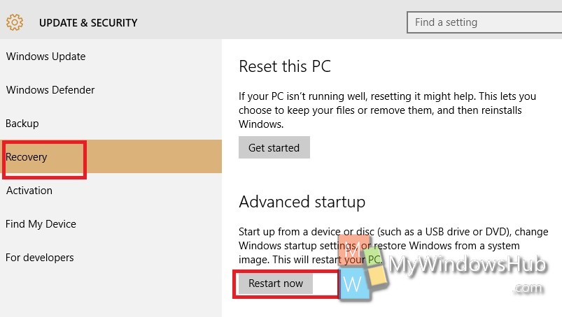 How To Boot To Uefi Firmware Settings From Inside Windows 10 Cloobx Hot Girl 4498