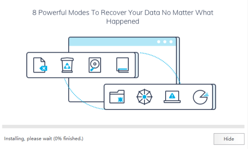 Recoverit installation