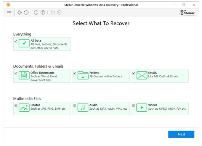 stellar phoenix windows recovery software