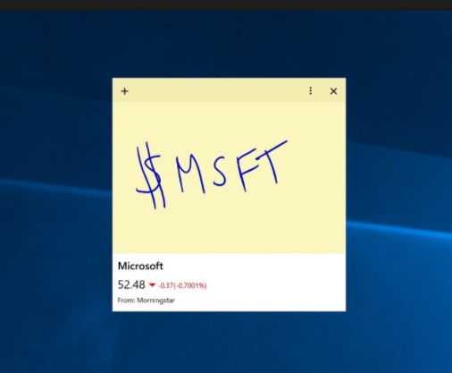 stickies windows 10