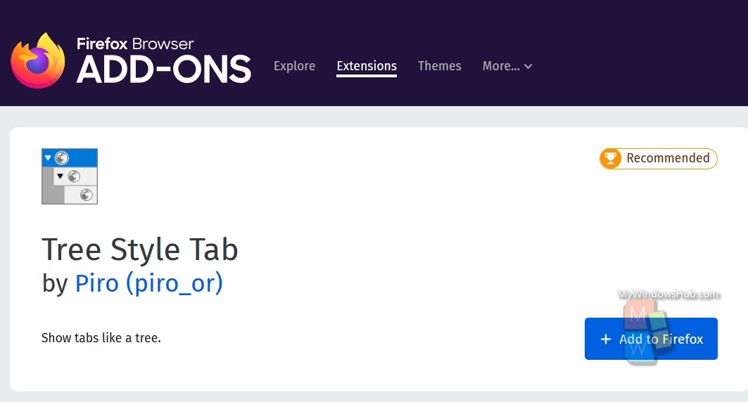 Tree Style Tab Add-On For Mozilla Firefox Browser Organizes Your Tabs Neatly