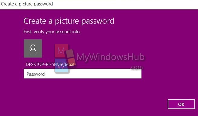  type password