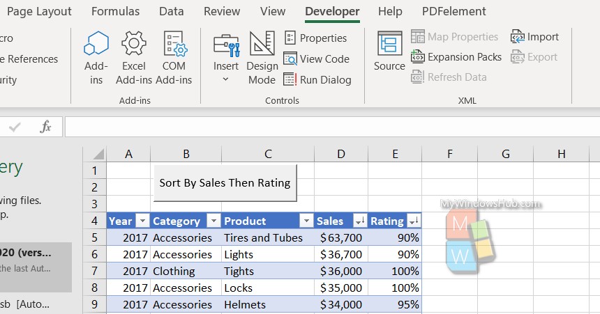 How To Create A Button For Macro In VBA For MS Excel?