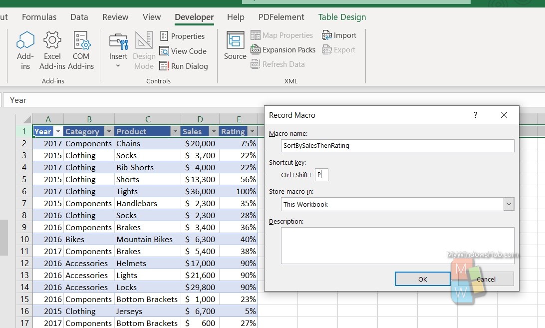 How To Sort Items In An Excel Sheet Using VBA For MS Excel?