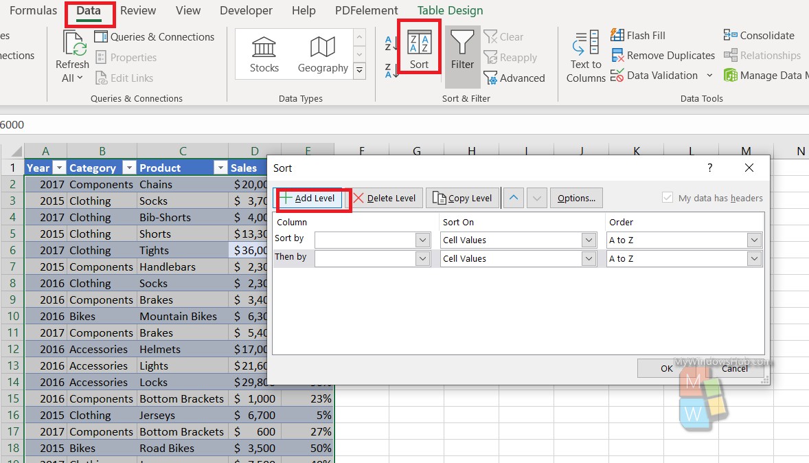 How To Sort Items In An Excel Sheet Using VBA For MS Excel?