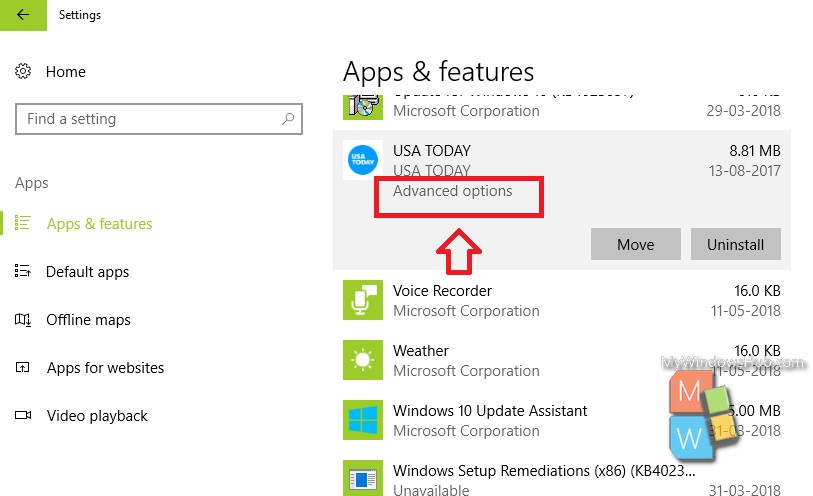 hالتخلص من رسالة windows 10 cant foarming data apps