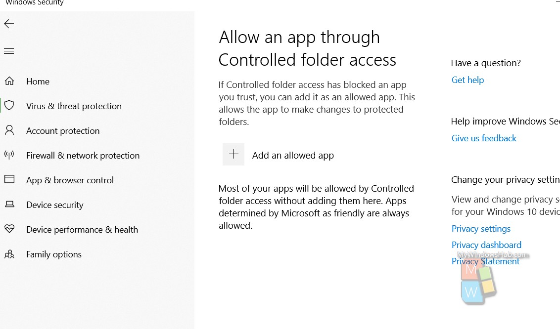 controlled access folder