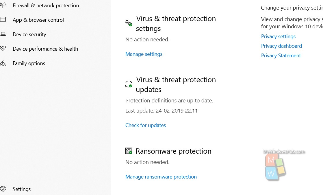 How To Manually Check For Virus and Threat Protection