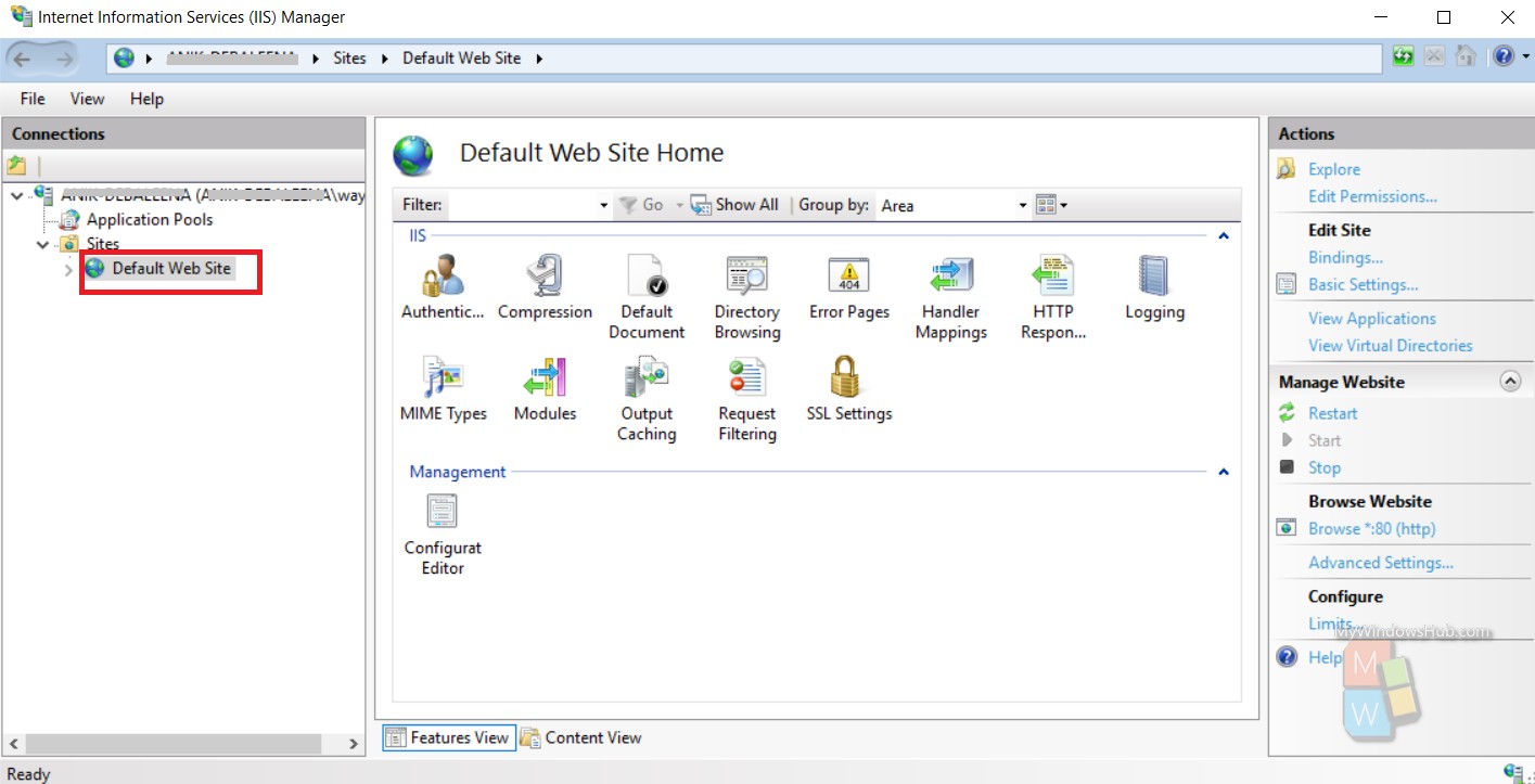 How To Install and Setup a Website in IIS on Windows 27?