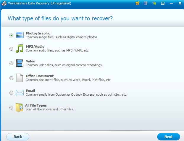 wondershare data recovery software