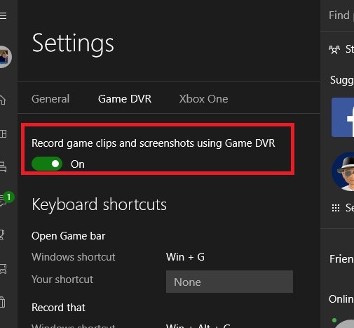 windows game dvr turn off