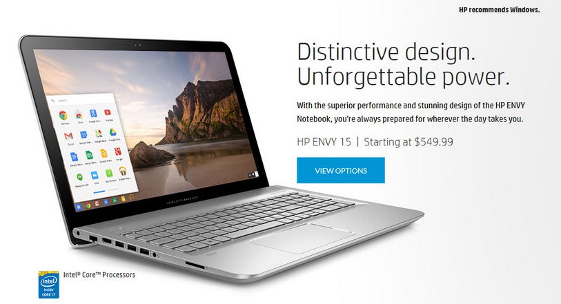 HP unveils three new Windows notebooks from HP ENVY series