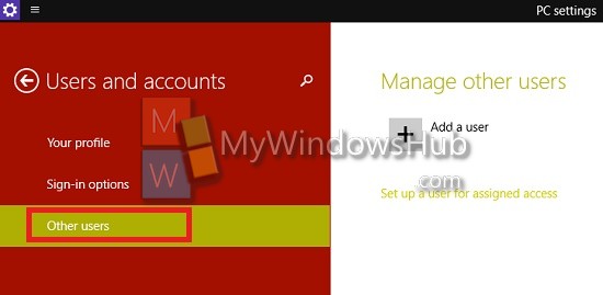 how to add a user account in windows 10 without an emal