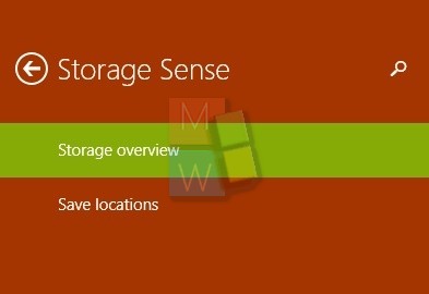 Storage Sense Build 9879