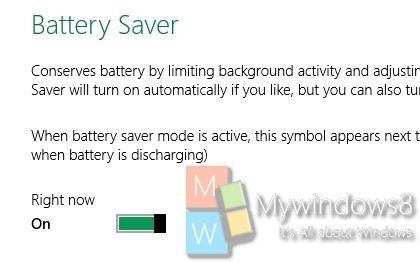 Turn on Battery Saver