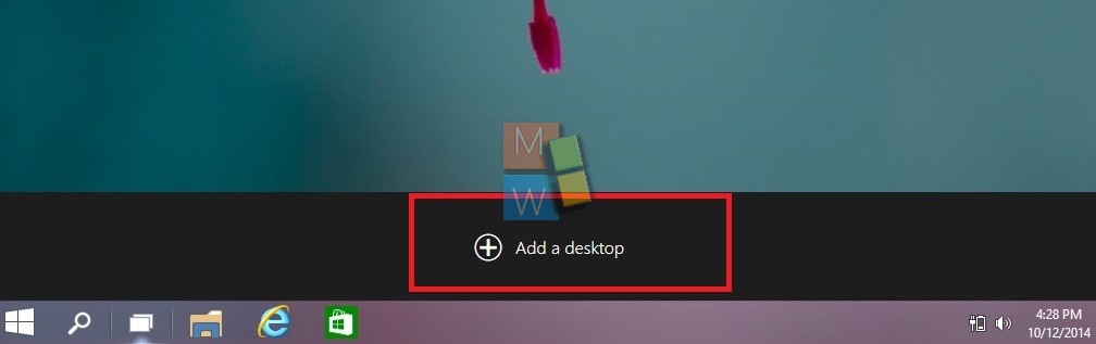Add Desktop