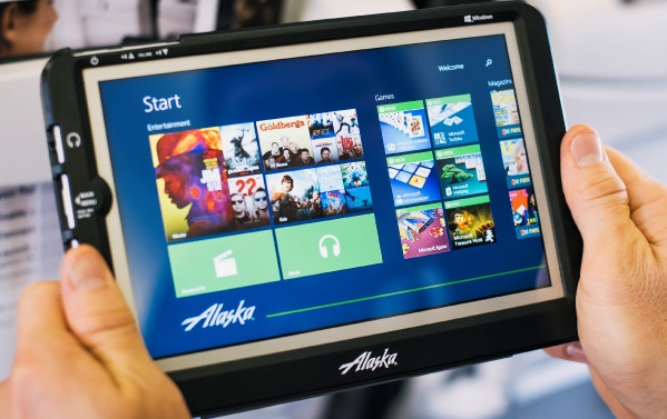 Alaska Airlines will entertain passengers with Windows tablets
