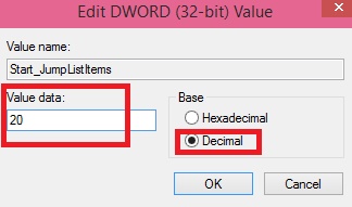 Change Value Data