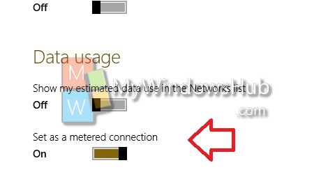 How to Set Wireless Network as Metered or Non-Metered Connection in Windows 10